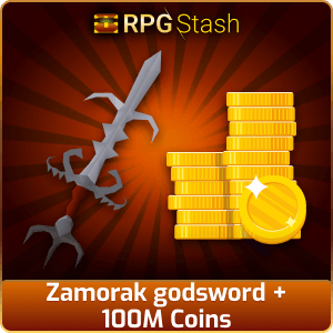 Zamorak godsword + 100M Coins [💯1500+ High TLv Acc Trade⚖️] [OSRS] 🏆121K+Feedback Seller✔️