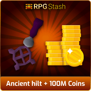 Ancient hilt + 100M Coins [💯1500+ High TLv Acc Trade⚖️] [OSRS] 🏆121K+Feedback Seller✔️
