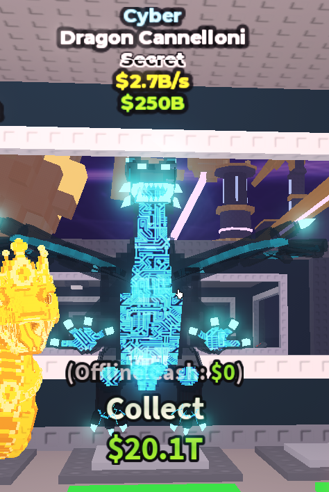 Cyber Dragon Cannelloni 2.7b/s Good Trait🎃 Instant Delivery