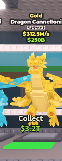 ⭐ Gold Dragon Cannelloni 312.5M/s - Steal a Brainrot ⭐