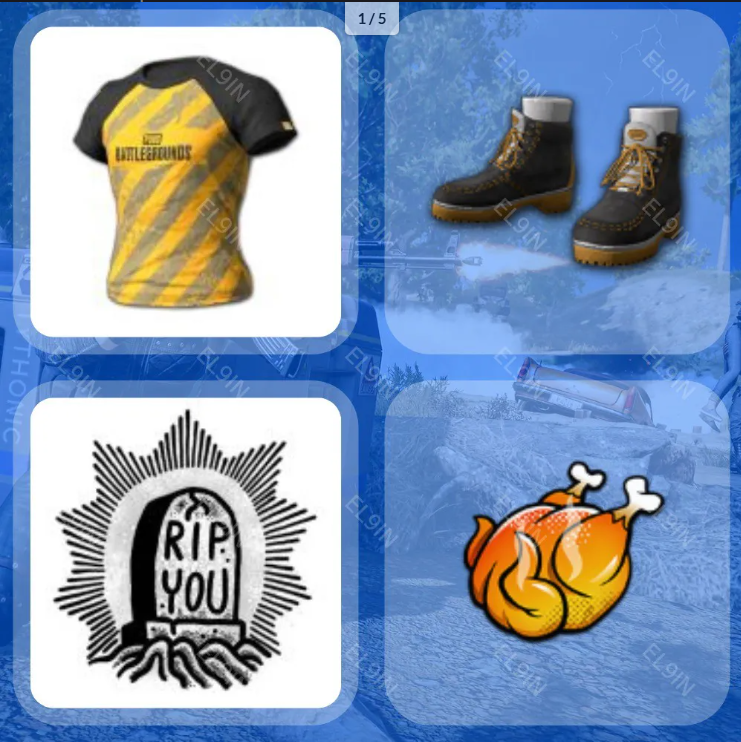 PUBG: BATTLEGROUNDS ⭐ 7 Items
