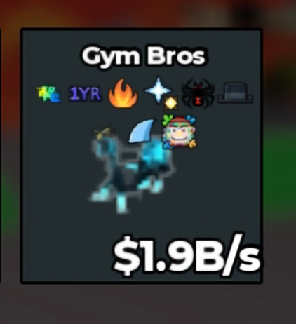 BS12742 Gym Bros Super Clean Traits Cyber 1.9B/s