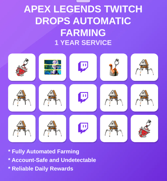 Apex Legends Twitch Drops Automatic Farming 1 Year