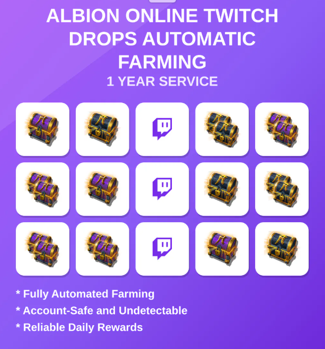 Albion Online Twitch Drops Automatic Farming 1 Year