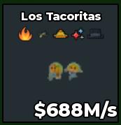 BS12763 Los Tacoritas Fireworks Traits Rare 688M/s