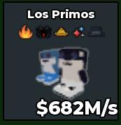BS12765 Los Primos Fireworks Traits Rare 682M/s