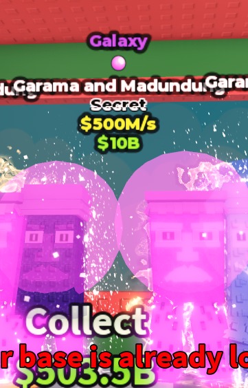FAST RESPONSE | Galaxy Garama and Madundung $500M/s ( Bubblegum Trait ) | 1000% SAFE 🔒 #4791