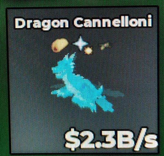 BS12775 Dragon Cannelloni Diamond 2.3B/s