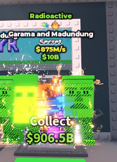 FAST RESPONSE | Radioactive Garama and Madundung $875M/s ( Glitch & Fire Traits ) | 1000% SAFE 🔒 #4814