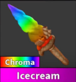 Chroma Icecream - Ice Cream - MM2 - Murder Mystery 2 - Roblox