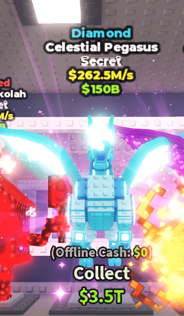 🍔NO TACO🍔 DIAMOND Celestial Pegasus 💵 262.5M/s 💵 YOU GET THE ONE IN PICTURE ✅ 500+ Orders ✅ TOP SELLER ✅ GamerTagz