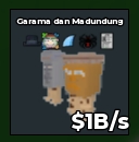 BS12834 Garama and Madundung 1B/s
