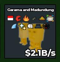 BS12836 Garama and Madundung Gold 2.1B/s