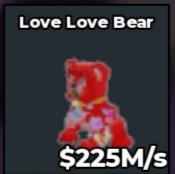 BS12837 Love Love Bear 225M/s