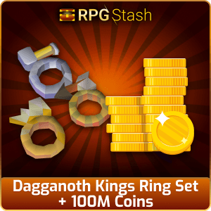 Dagganoth Kings Ring Set + 100M Coins [💯1500+ High TLv Acc Trade⚖️] [OSRS] 🏆121K+Feedback Seller✔️