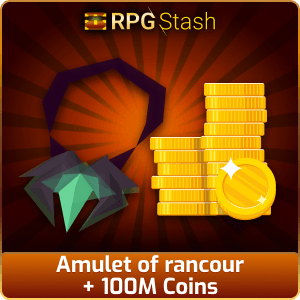 Amulet of rancour + 100M Coins [💯1500+ High TLv Acc Trade⚖️] [OSRS] 🏆121K+Feedback Seller✔️