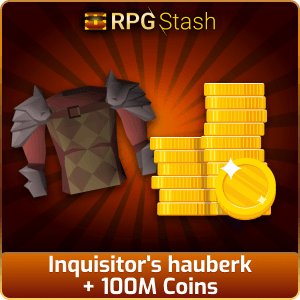 Inquisitor's hauberk + 100M Coins [💯1500+ High TLv Acc Trade⚖️] [OSRS] 🏆121K+Feedback Seller✔️
