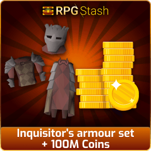 Inquisitor's armour set + 100M Coins [💯1500+ High TLv Acc Trade⚖️] [OSRS] 🏆121K+Feedback Seller✔️