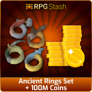 Ancient Rings Set + 100M Coins [💯1500+ High TLv Acc Trade⚖️] [OSRS] 🏆121K+Feedback Seller✔️