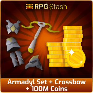 Armadyl Set + Crossbow + 100M Coins [💯1500+ High TLv Acc Trade⚖️] [OSRS] 🏆121K+Feedback Seller✔️