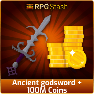 Ancient godsword + 100M Coins [💯1500+ High TLv Acc Trade⚖️] [OSRS] 🏆121K+Feedback Seller✔️