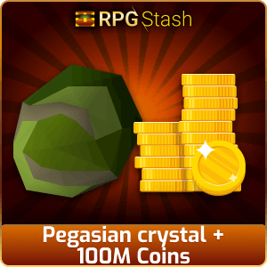 Pegasian crystal + 100M Coins [💯1500+ High TLv Acc Trade⚖️] [OSRS] 🏆121K+Feedback Seller✔️