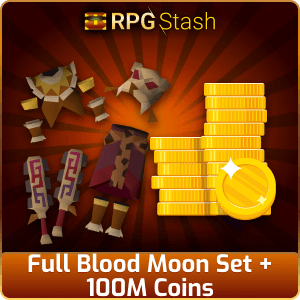 Full Blood Moon Set + 100M Coins [💯1500+ High TLv Acc Trade⚖️] [OSRS] 🏆121K+Feedback Seller✔️