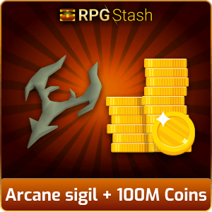Arcane sigil + 100M Coins [💯1500+ High TLv Acc Trade⚖️] [OSRS] 🏆121K+Feedback Seller✔️