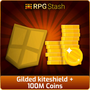 Gilded kiteshield + 100M Coins [💯1500+ High TLv Acc Trade⚖️] [OSRS] 🏆121K+Feedback Seller✔️