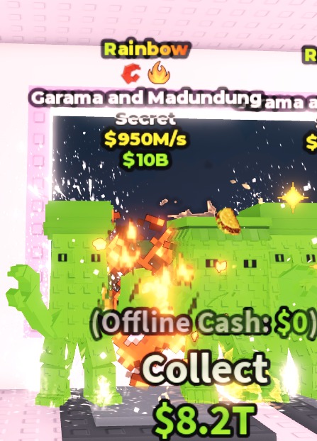 FAST RESPONSE | Rainbow Garama and Madundung $950M/s (Crab Fire Trait ) | 1000% SAFE 🔒 #4852