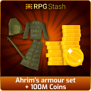 Ahrim's armour set + 100M Coins [💯1500+ High TLv Acc Trade⚖️] [OSRS] 🏆121K+Feedback Seller✔️