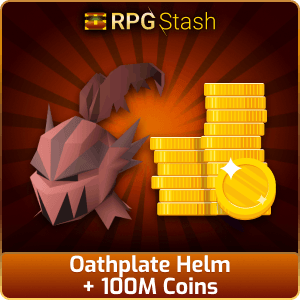 Oathplate Helm + 100M Coins [💯1500+ High TLv Acc Trade⚖️] [OSRS] 🏆121K+Feedback Seller✔️