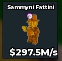 BS12843 Sammyni Fattini With Galaktik Trait Low Exist Gold 297.5M/s
