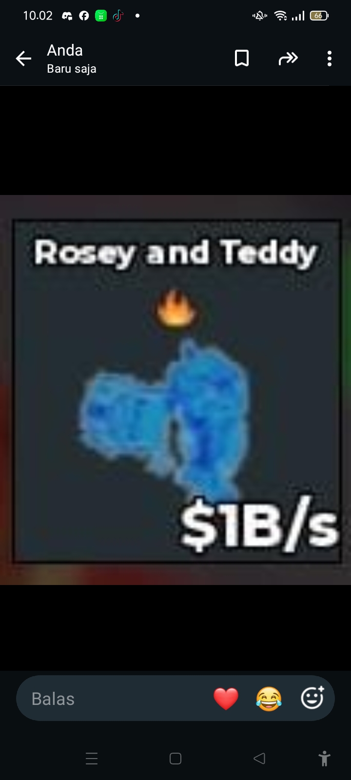 BS12845 Rosey and Teddy N Diamond 1B/s