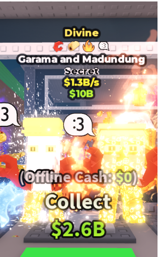 DIVINE GARAMA AND MADUNDUNG 1.3B/S (TACO + 3 TRAITS) – STEAL A BRAINROT – FAST DELIVERY & TRUSTED #T9WC3N
