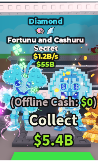 DIAMOND FORTUNU AND CASHURU 1.2B/S (NYANCAT + SHARK) – STEAL A BRAINROT – FAST DELIVERY & TRUSTED #M7RK5P