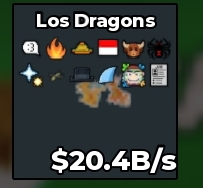 BS12875 Los Dragons New Traits And Clean Traits Cheap 20.4B/s