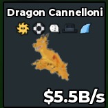 BS12882 Dragon Cannelloni Double Limited Trait 5.5B/s