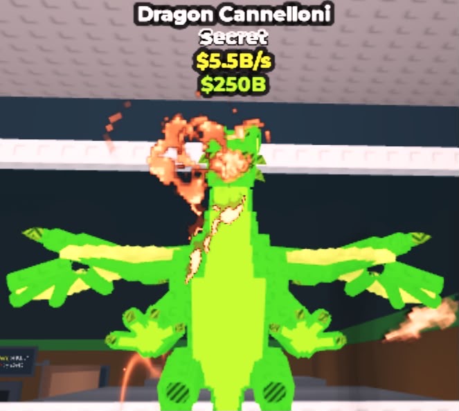 BS12890 Dragon Cannelloni Radioactive 5.5B/s