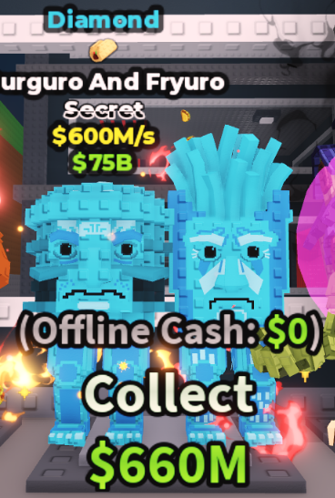 DIAMOND BURGURO AND FRYURO 600M/S (TACO) – STEAL A BRAINROT – FAST DELIVERY & TRUSTED #B6TR2K