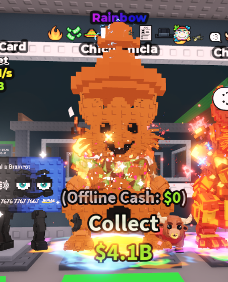 RAINBOW CHICLI CHICLA 2B/S (MONEY + 7 TRAITS) – STEAL A BRAINROT – FAST DELIVERY & TRUSTED #K9VF4N