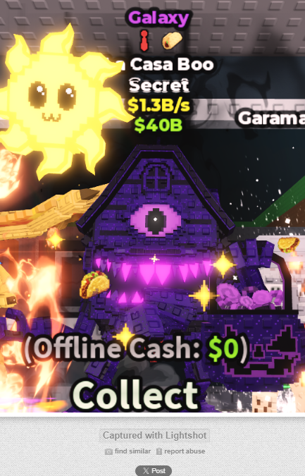 GALAXY LA CASA BOO 1.3B/S (TIE + TACO) – STEAL A BRAINROT – FAST DELIVERY & TRUSTED #E9KQ3N