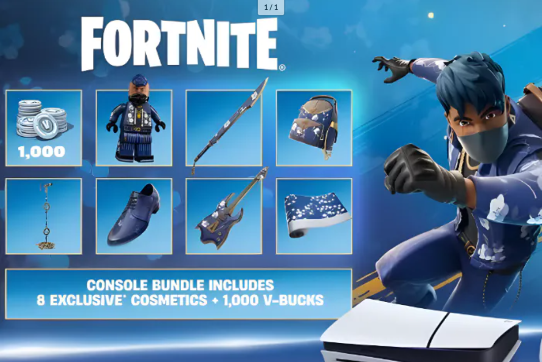 Fortnite Flowering Chaos Pack DLC โ PS5 โ EU Region โ 1,000 V-Bucks