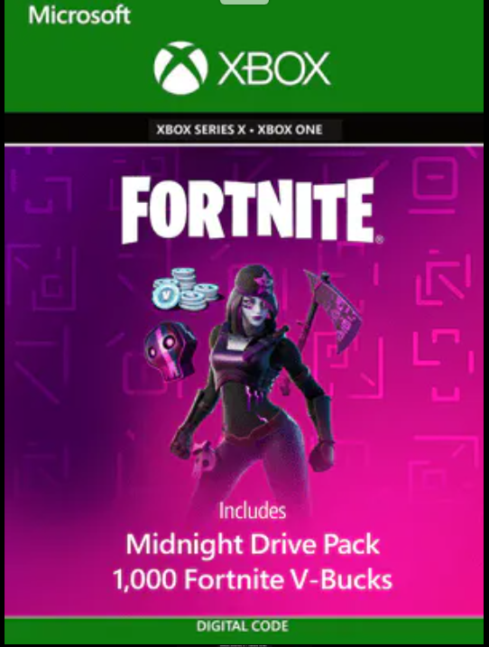 Redeem Fortnite - Midnight Drive Pack XBOX LIVE (Dark Skully)
