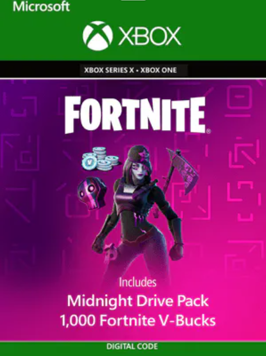Redeem Fortnite - Midnight Drive Pack XBOX LIVE (Dark Skully)