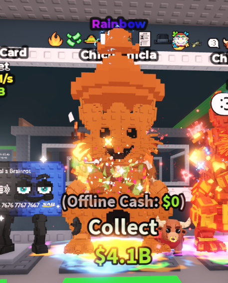 RAINBOW CHICLI CHICLA 2B/S (MONEY + 7 TRAITS) – STEAL A BRAINROT – FAST DELIVERY & TRUSTED #K9VF4N