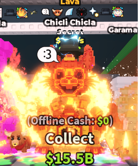 LAVA CHICLI CHICLA 1.9B/S (BULL + 8 TRAITS) â STEAL A BRAINROT â FAST DELIVERY & TRUSTED #J5LX7P