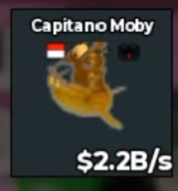 BS12897 Capitano Moby Gold 2.2B/s | CLEAN AND VERY GOOD🔥