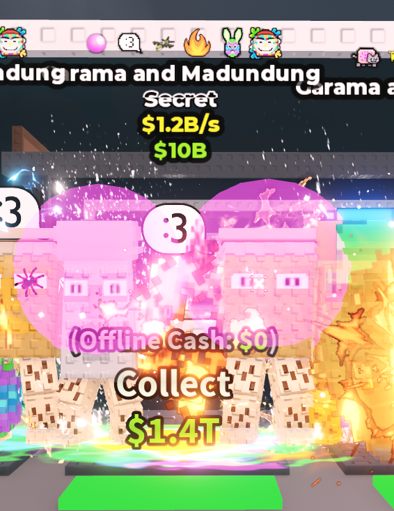 🍔NO TACO🍔 Garama and Madundung 💵 1.2B/s 💵 Bubblegum + :3 + Explosive + Fire + Bunny Ears + Paint Traits ⭐ YOU GET THE ONE IN PICTURE ✅ 500+ Orders ✅ TOP SELLER ✅ GamerTagz