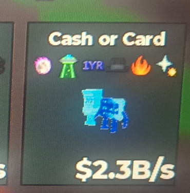 BS12911 Cash or Card Diamond 2.3B/s